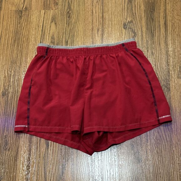 Smartwool Shorts Womens Medium Merino Wool Lined Athletic Red Stretch PHD Hiking - Picture 1 of 8